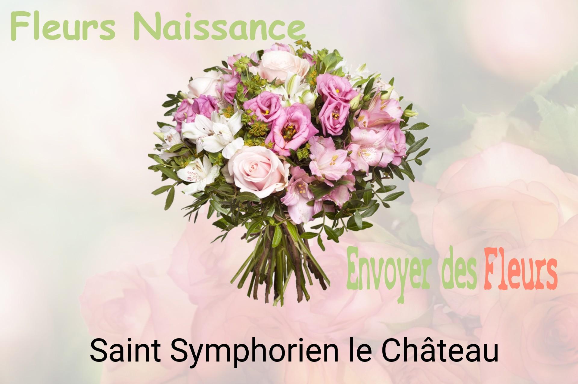 Bouquet de fleurs de naissance livré à Saint-Symphorien-le-Château